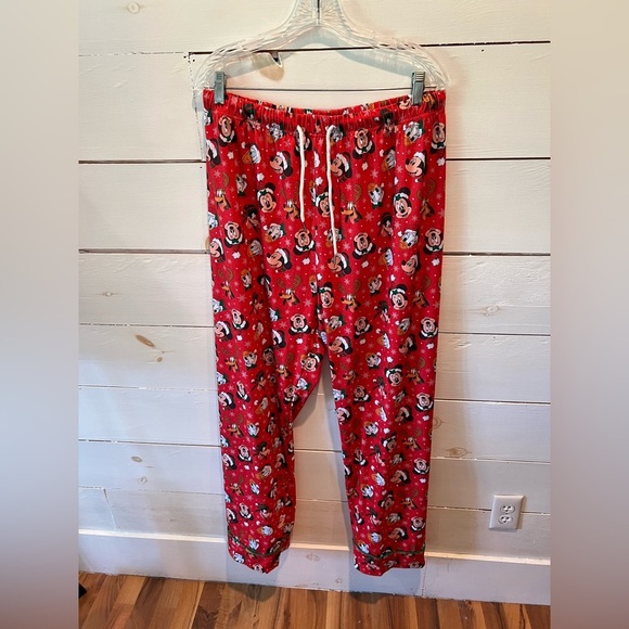 Disney Christmas  Pajama Pants, size XL, The Smocked Dog boutique, see desc. EUC - Picture 1 of 12